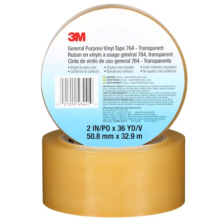 3M General Purpose Vinyl Tape 764, PK24 764